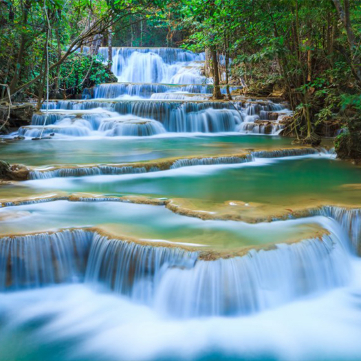 Erawan Waterfalls - Death Railway & River Kwai from Bangkok